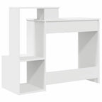 Stalas su stalčių Balta 106 x 41 x 88.5 cm Apdirbta mediena