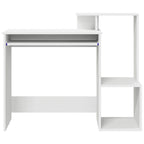 Stalas su stalčių Balta 106 x 41 x 88.5 cm Apdirbta mediena