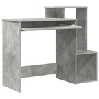 Stalas Betono pilka 106 x 41 x 88.5 cm Apdirbta mediena