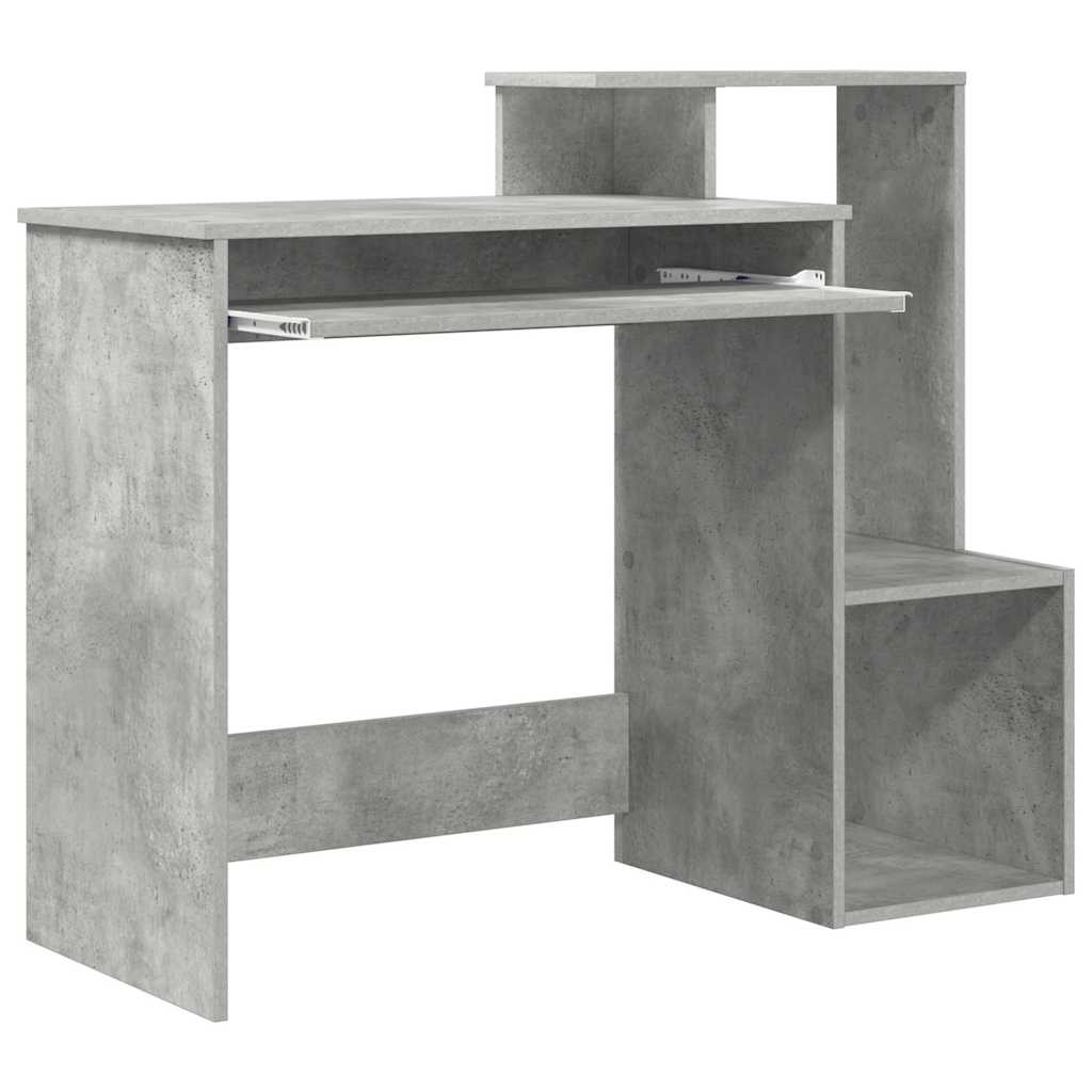 Stalas Betono pilka 106 x 41 x 88.5 cm Apdirbta mediena