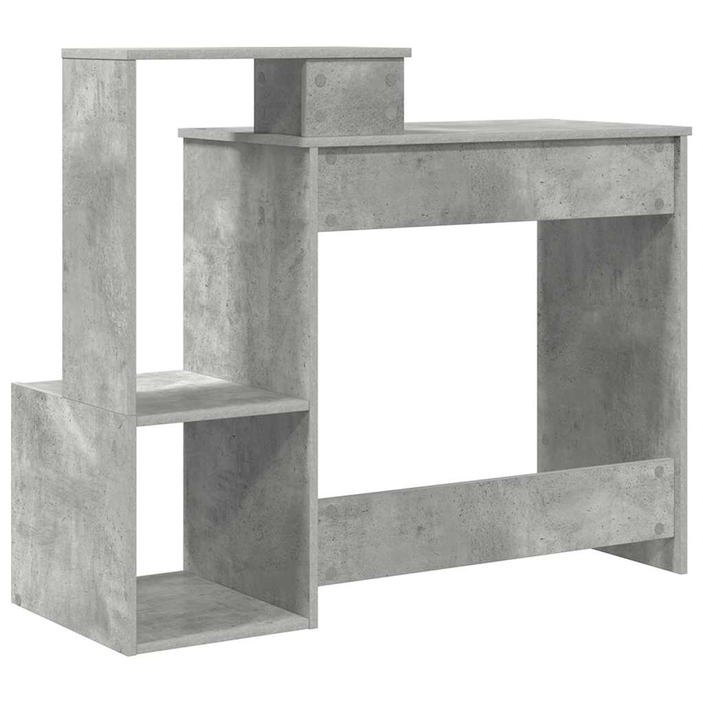 Stalas Betono pilka 106 x 41 x 88.5 cm Apdirbta mediena