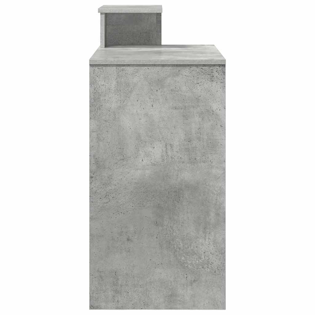 Stalas Betono pilka 106 x 41 x 88.5 cm Apdirbta mediena