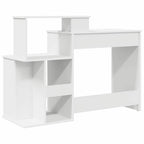 Stalas su stalčių Balta 120,5 x 44 x 88,5 cm Apdirbta mediena