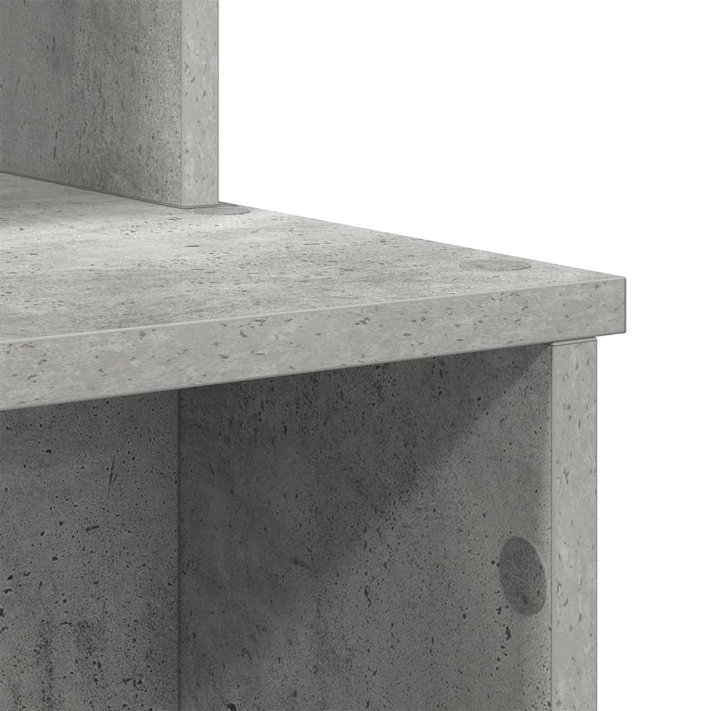 Stalas Betono pilka 120,5 x 44 x 88,5 cm Apdirbta mediena