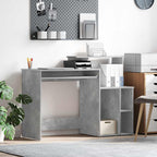 Stalas Betono pilka 120,5 x 44 x 88,5 cm Apdirbta mediena