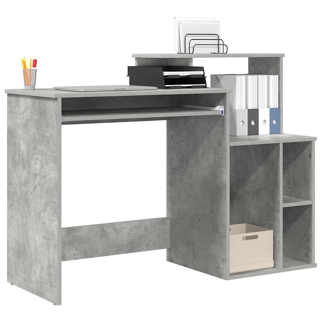 Stalas Betono pilka 120,5 x 44 x 88,5 cm Apdirbta mediena