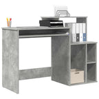 Stalas Betono pilka 120,5 x 44 x 88,5 cm Apdirbta mediena