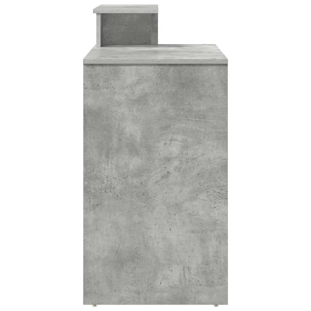 Stalas Betono pilka 120,5 x 44 x 88,5 cm Apdirbta mediena