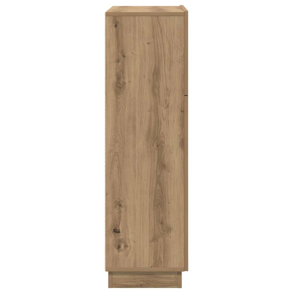 Stalas su lentyna Amatininkų ąžuolas 71.5 x 31.5 x 106.5 cm