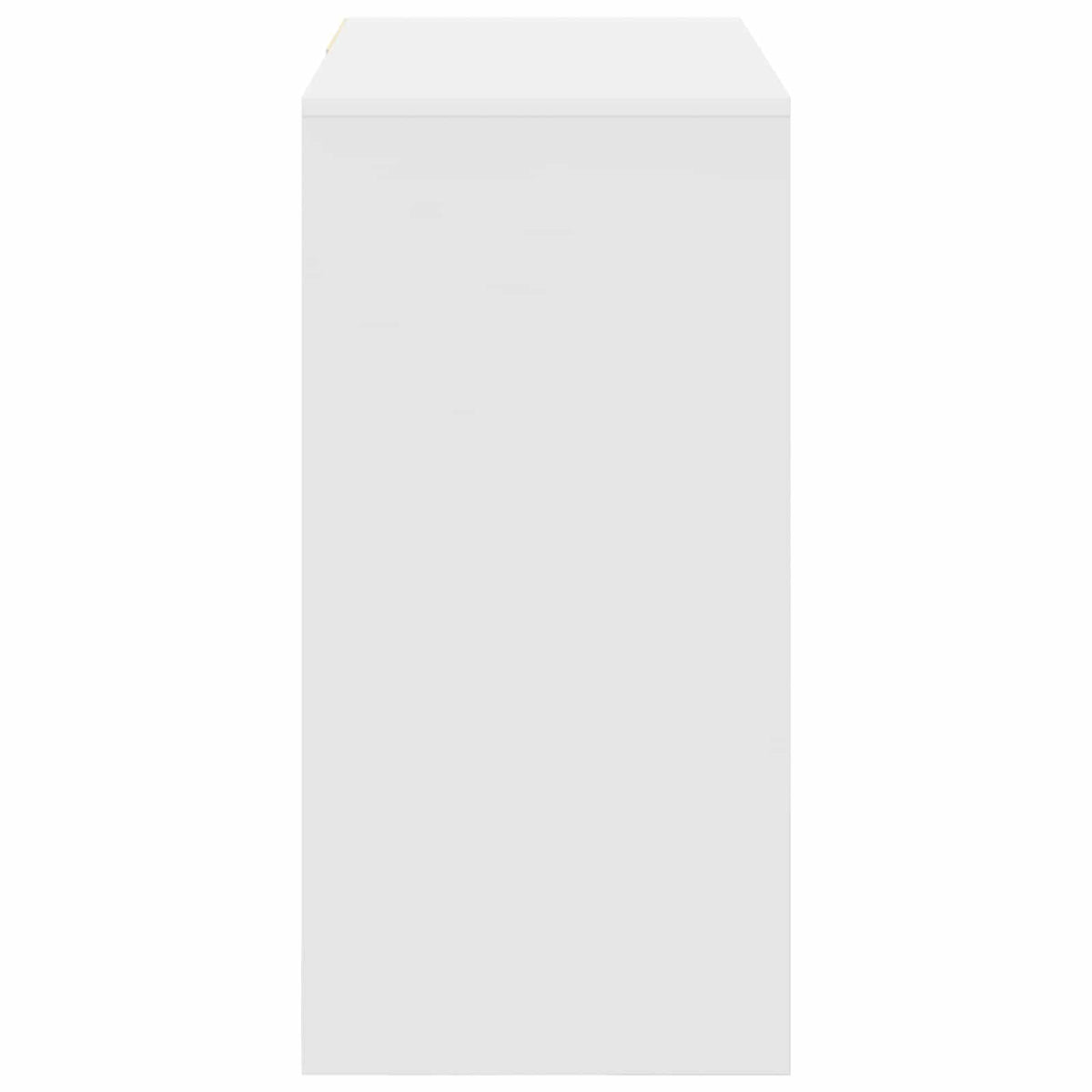 Stalas su stalčių Balta 90 x 37.5 x 75 cm Apdirbta mediena