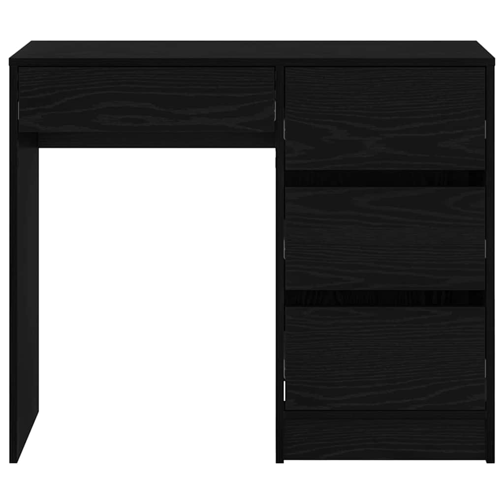 Stalas Juodas ąžuolas 90 x 37.5 x 75 cm Apdirbta mediena