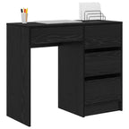 Stalas Juodas ąžuolas 90 x 37.5 x 75 cm Apdirbta mediena