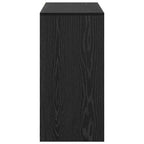 Stalas Juodas ąžuolas 90 x 37.5 x 75 cm Apdirbta mediena