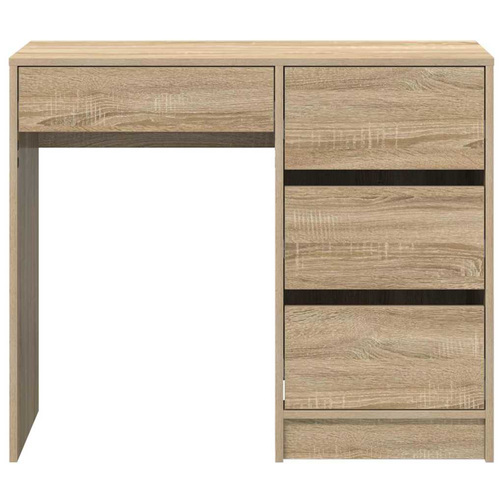 Stalas Sonoma ąžuolas 90 x 37.5 x 75 cm Apdirbta mediena