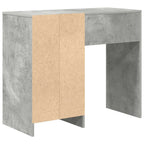 Stalas Betono pilka 90 x 37.5 x 75 cm Apdirbta mediena