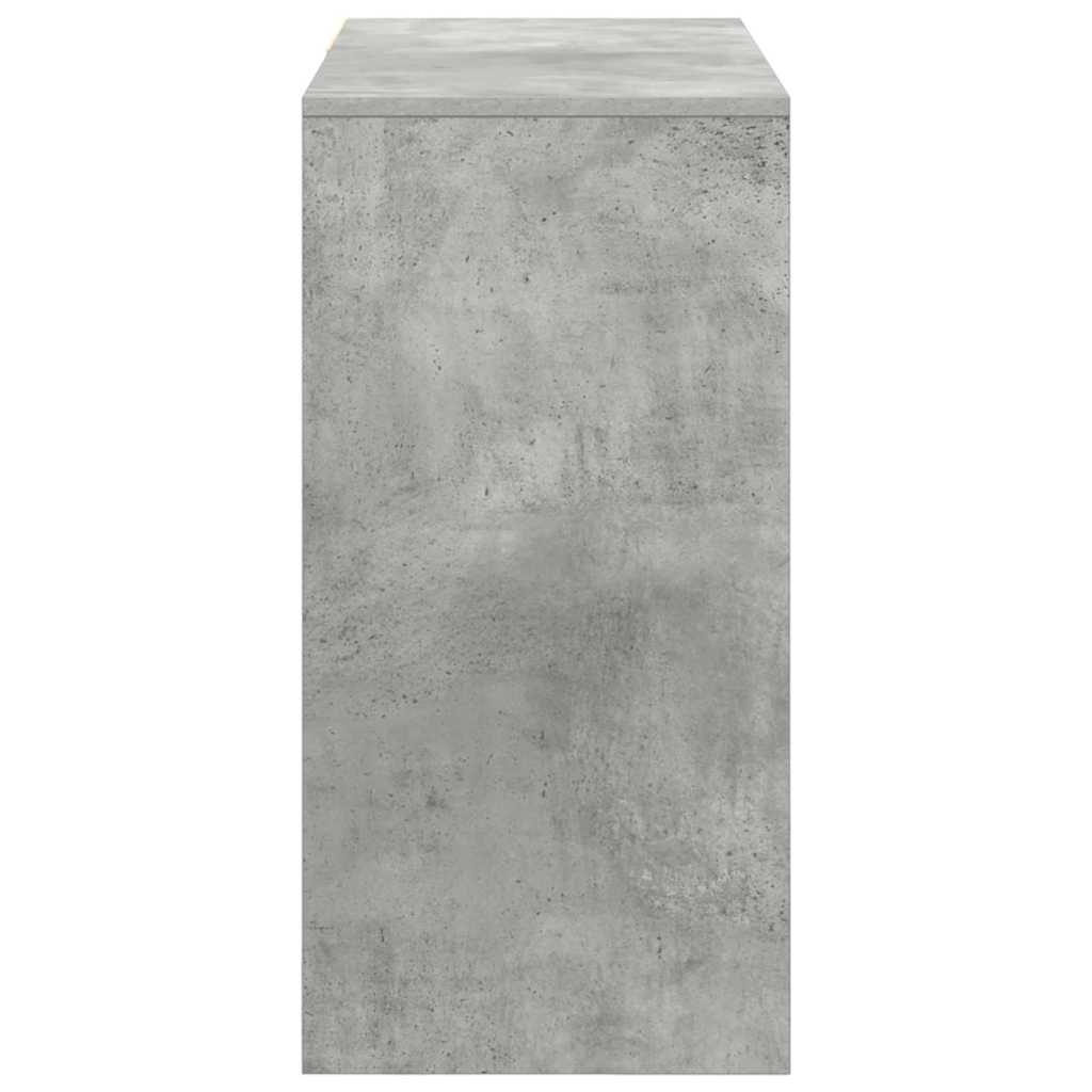Stalas Betono pilka 90 x 37.5 x 75 cm Apdirbta mediena