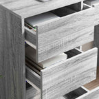 Stalas Pilkas Sonoma 90 x 37.5 x 75 cm Apdirbta mediena