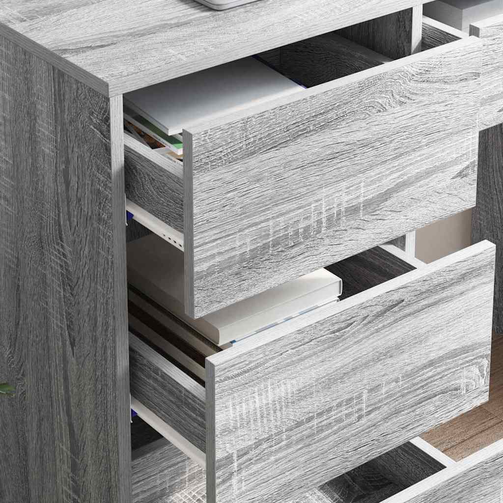 Stalas Pilkas Sonoma 90 x 37.5 x 75 cm Apdirbta mediena