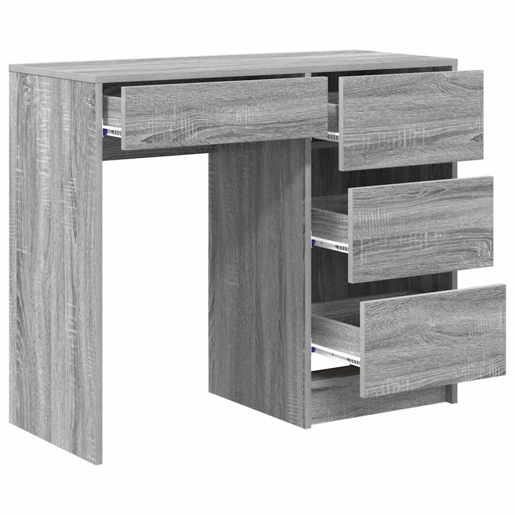 Stalas Pilkas Sonoma 90 x 37.5 x 75 cm Apdirbta mediena