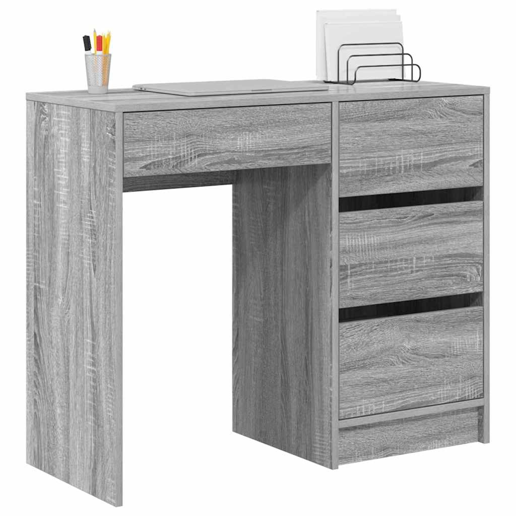Stalas Pilkas Sonoma 90 x 37.5 x 75 cm Apdirbta mediena