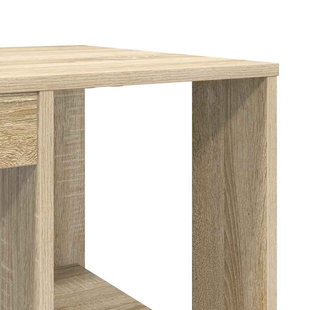 Stalas Sonoma ąžuolas 130 x 50.5 x 75 cm Apdirbta mediena