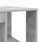 Stalas Betono pilka 130 x 50.5 x 75 cm Apdirbta mediena