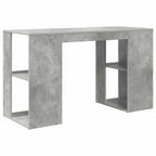 Stalas Betono pilka 130 x 50.5 x 75 cm Apdirbta mediena