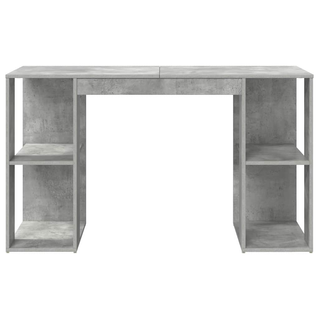 Stalas Betono pilka 130 x 50.5 x 75 cm Apdirbta mediena