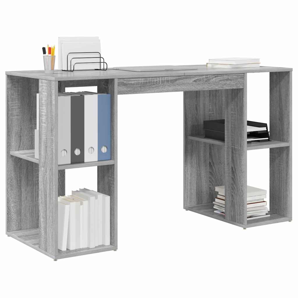 Stalas Pilkas Sonoma 130 x 50.5 x 75 cm Apdirbta mediena