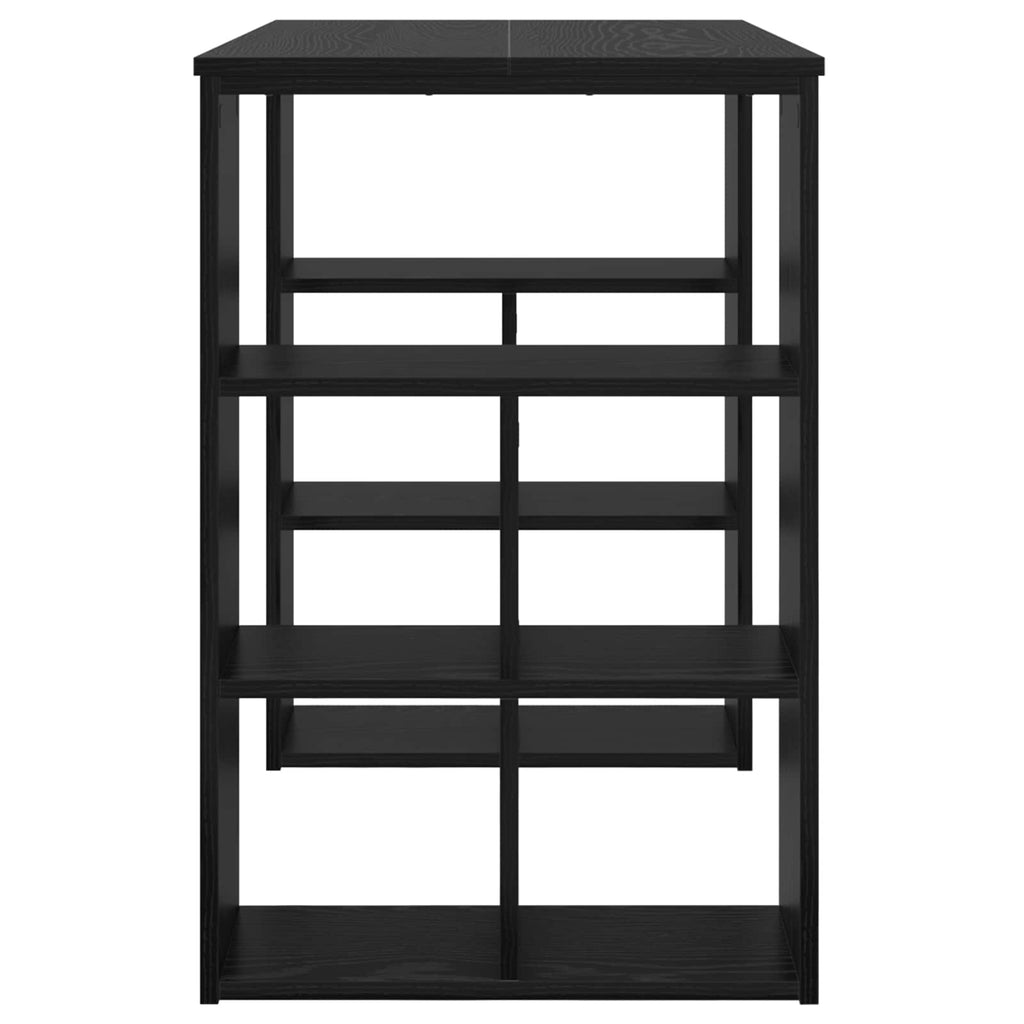 Stalas Juodas ąžuolas 90 x 50 x 75 cm Apdirbta mediena