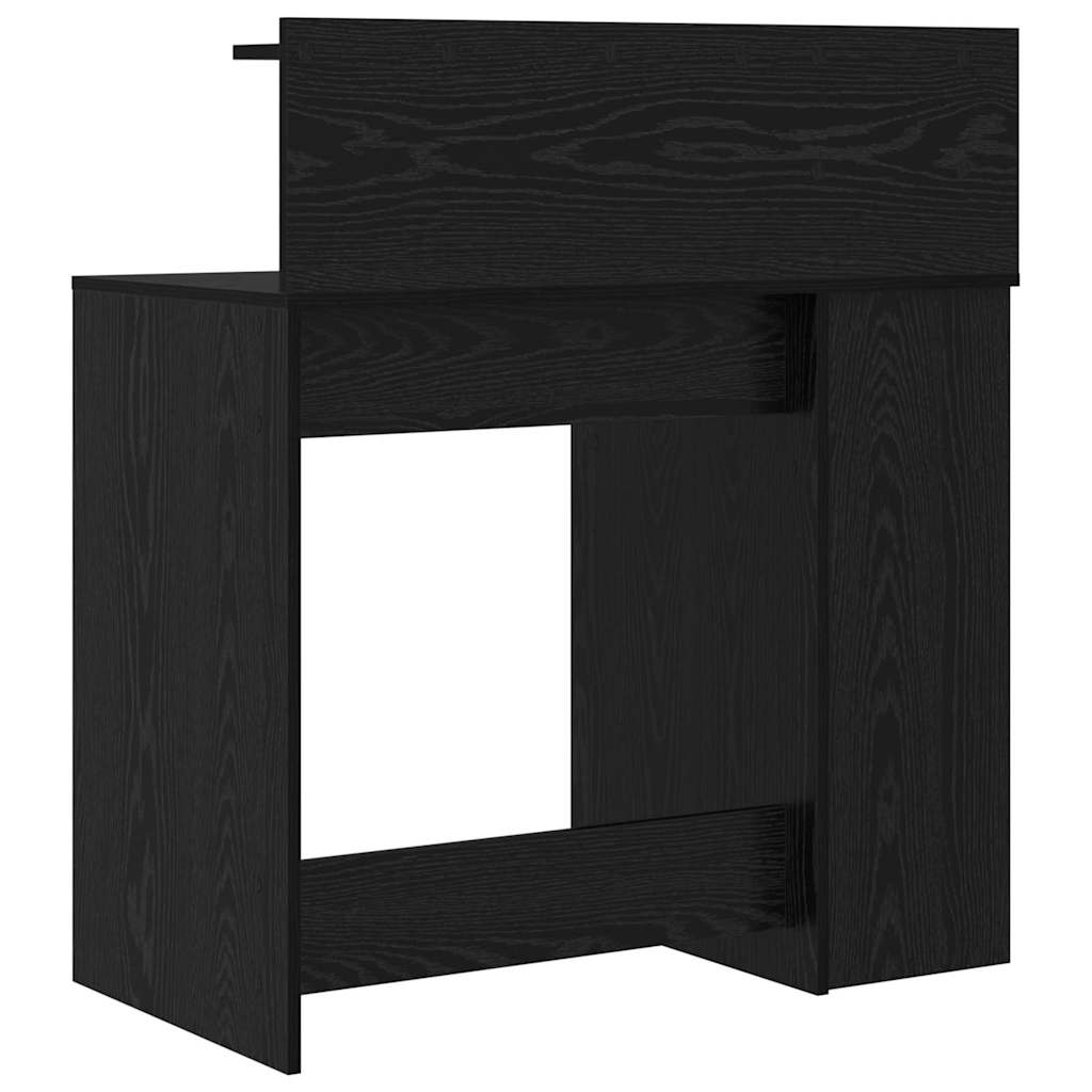 Stalas Juodas ąžuolas 90 x 48 x 101,5 cm Apdirbta mediena