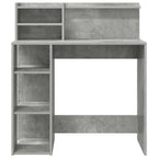 Stalas Betono pilka 90 x 48 x 101,5 cm Apdirbta mediena