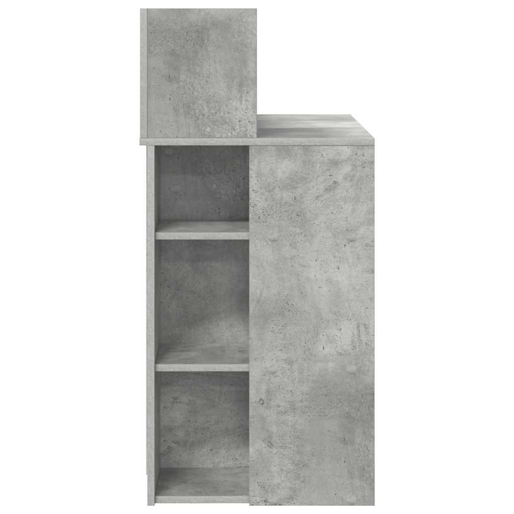 Stalas Betono pilka 90 x 48 x 101,5 cm Apdirbta mediena