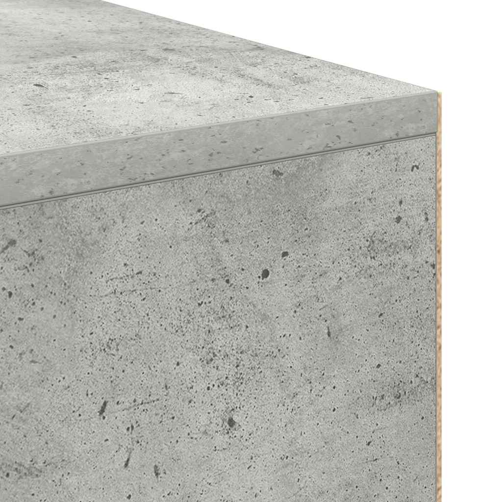 Stalas Betono pilka 102 x 50 x 75 cm Apdirbta mediena