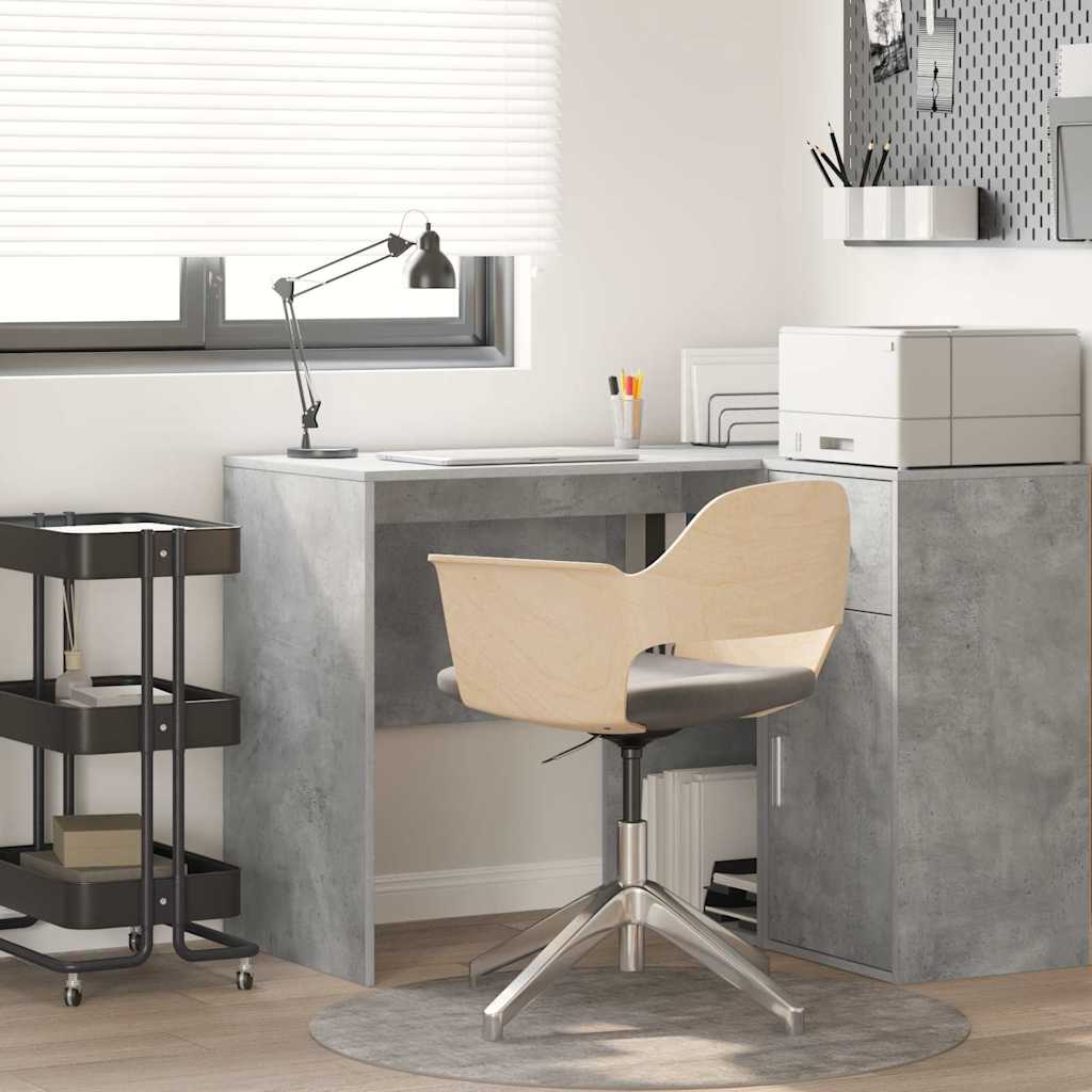 Stalas Betono pilka 102 x 50 x 75 cm Apdirbta mediena