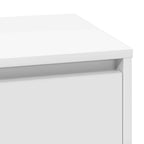 Šalia lovos spintelė Balta 71 x 34.5 x 75 cm Apdirbta mediena