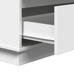 Šalia lovos spintelė Balta 71 x 34.5 x 75 cm Apdirbta mediena