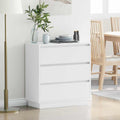 Šalia lovos spintelė Balta 71 x 34.5 x 75 cm Apdirbta mediena