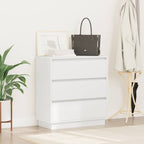 Šalia lovos spintelė Balta 71 x 34.5 x 75 cm Apdirbta mediena