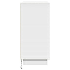Šalia lovos spintelė Balta 71 x 34.5 x 75 cm Apdirbta mediena