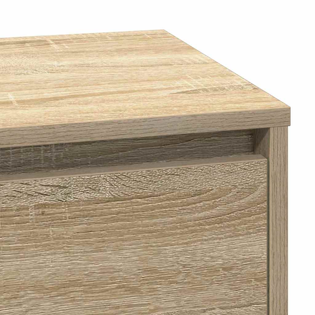 Šalia lovos spintelė su Sonoma ąžuolas 71 x 34.5 x 75 cm