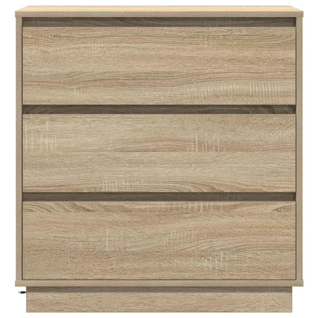 Šalia lovos spintelė su Sonoma ąžuolas 71 x 34.5 x 75 cm