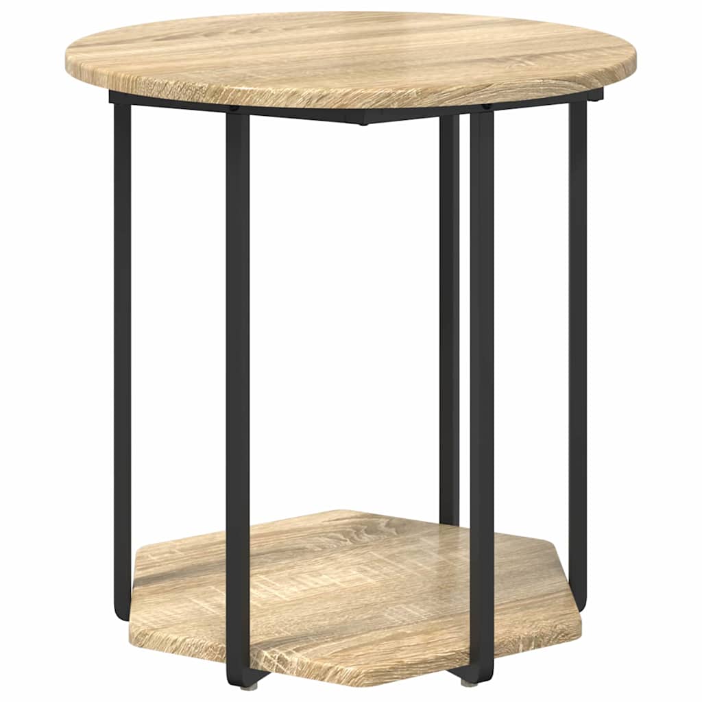 Šoninių staliukų komplektas 2 pcs Ruda 50 x 50 x 50,5 cm