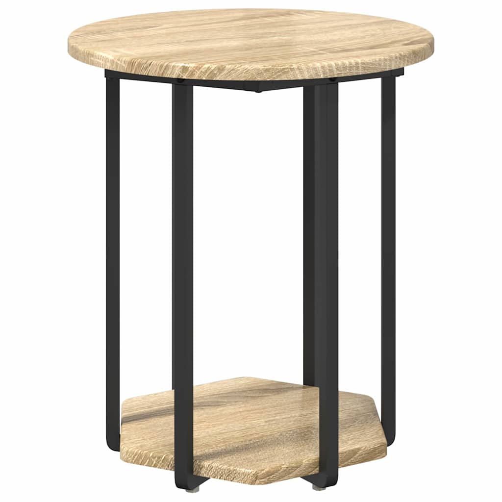 Šoninių staliukų komplektas 2 pcs Ruda 50 x 50 x 50,5 cm