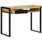 Rašomasis stalas 100x50x75 cm Masyvus neapdorotas medis Mango