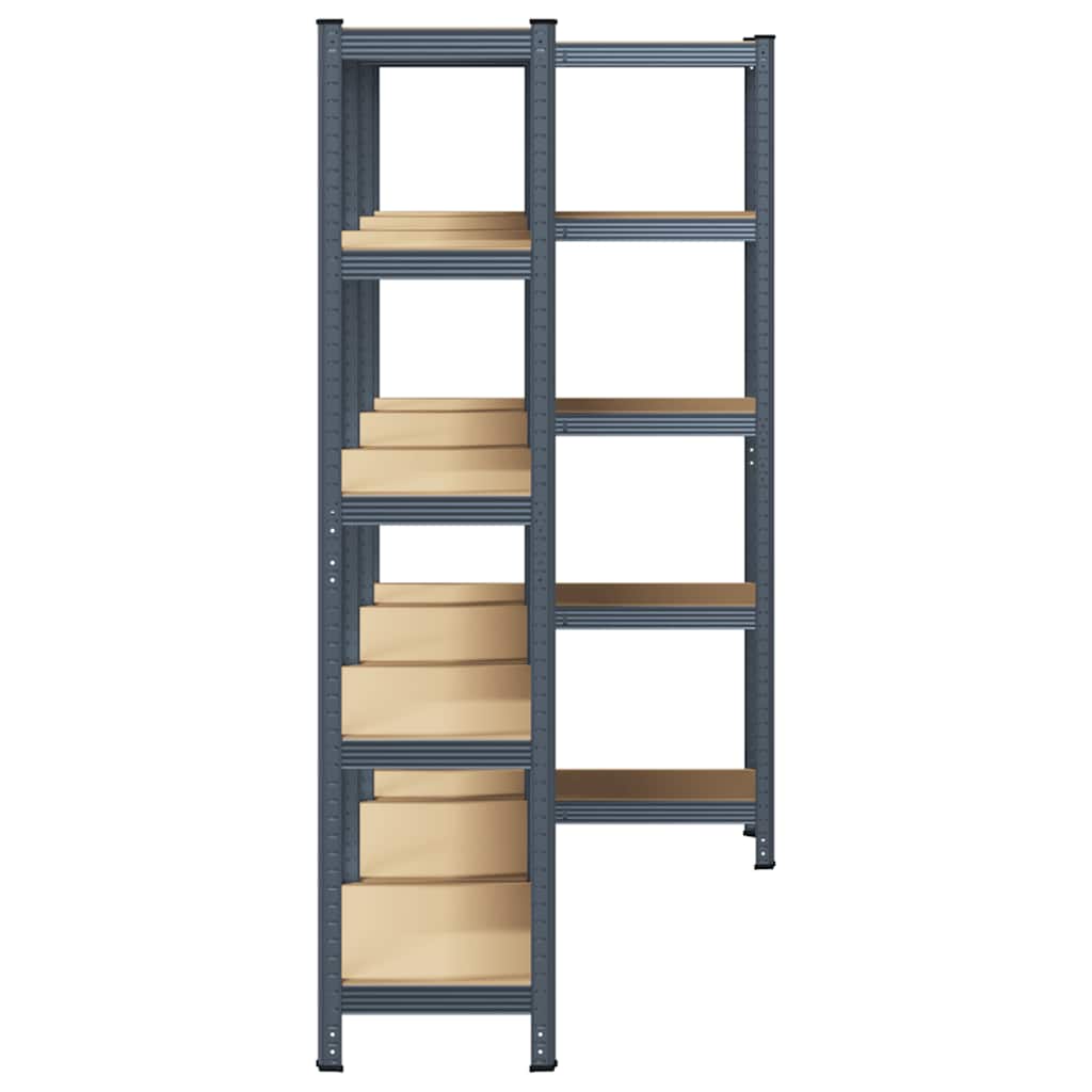 5 sluoksnių laikymo lentynos 3 vnt antracito