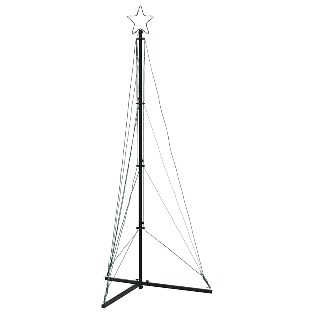 LED Kalėdų eglutė 363 LEDs Šilta Balta 182 cm