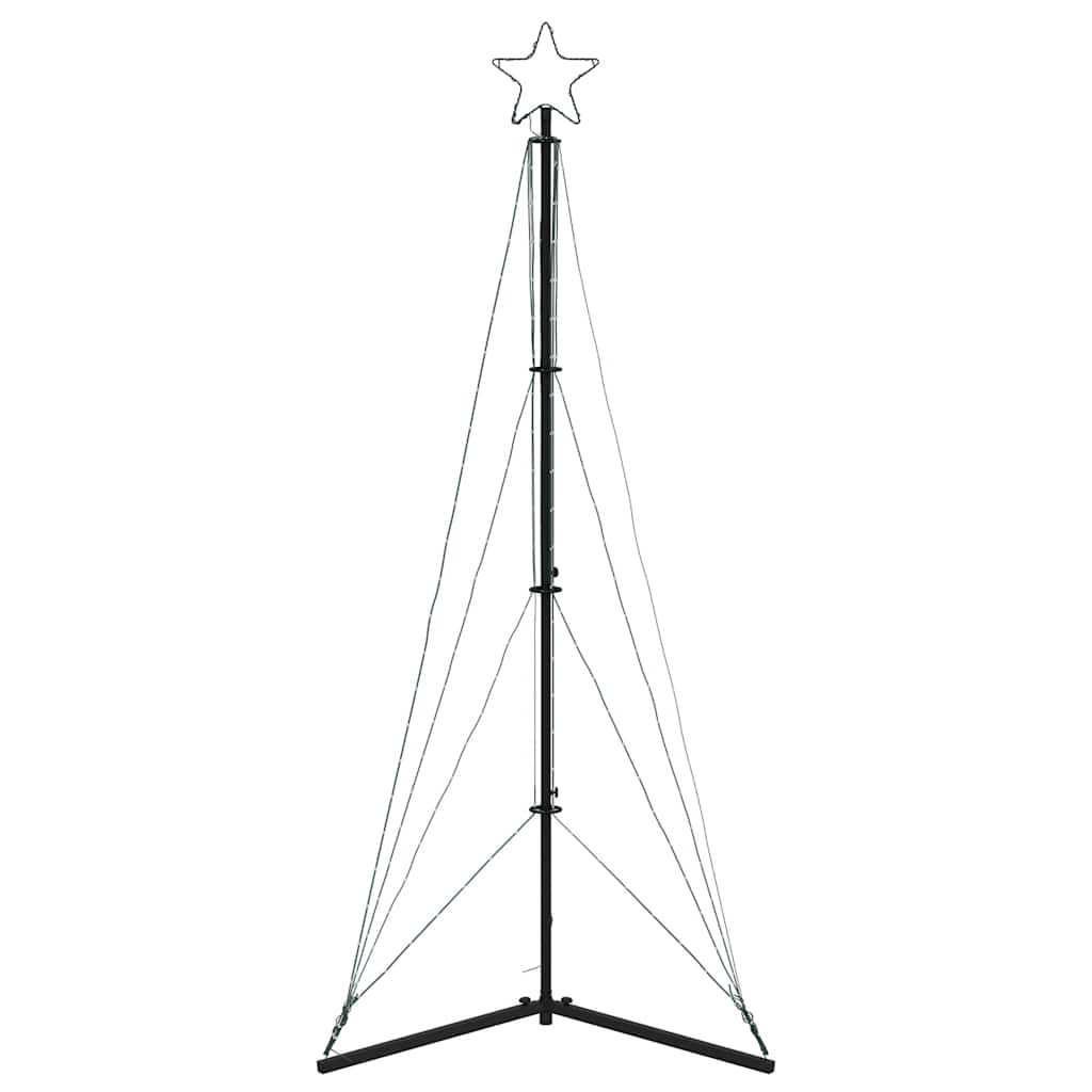 LED Kalėdų eglutė 363 LEDs Šilta Balta 182 cm