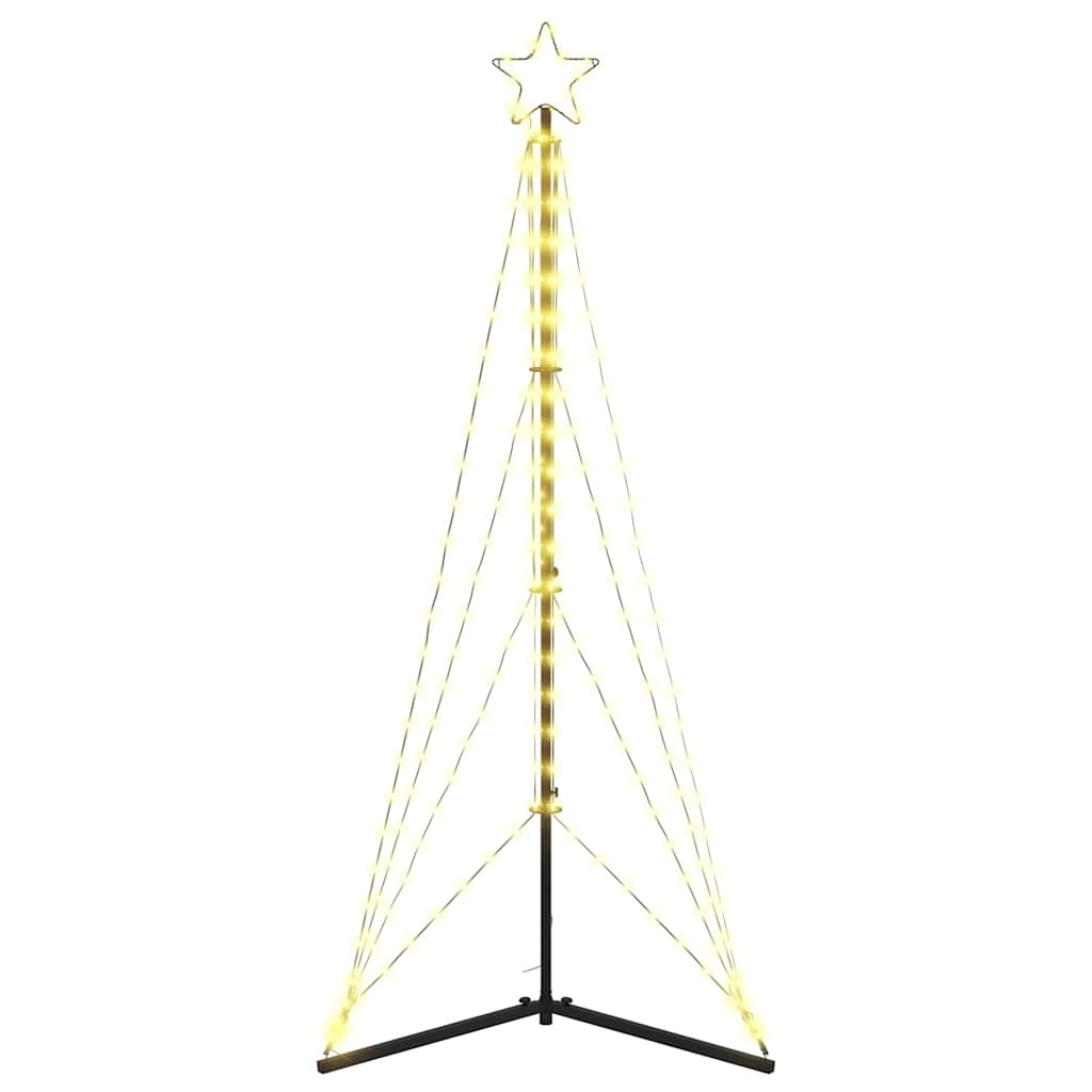 LED Kalėdų eglutė 363 LEDs Šilta Balta 182 cm