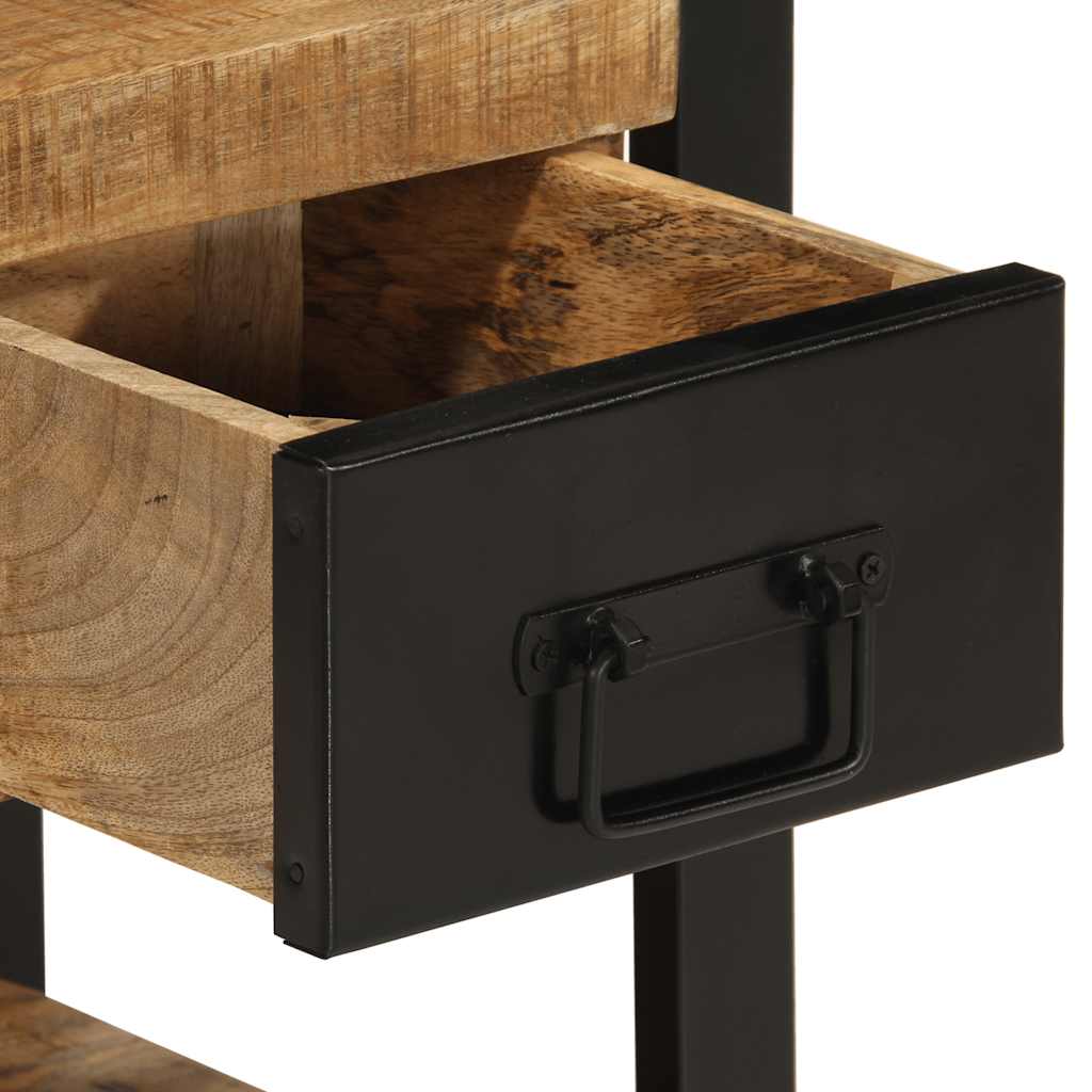 Naktinės spintelės, 2vnt., mango medienos masyvas